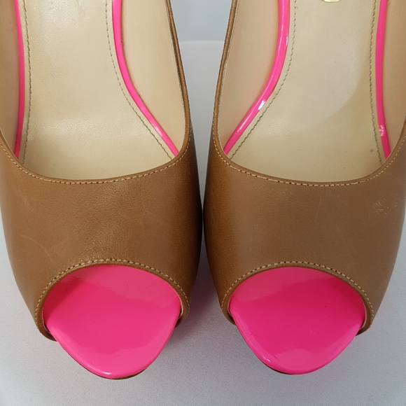 NWT, Enzo Angiolini peep toe stilletos. - Picture 5 of 12